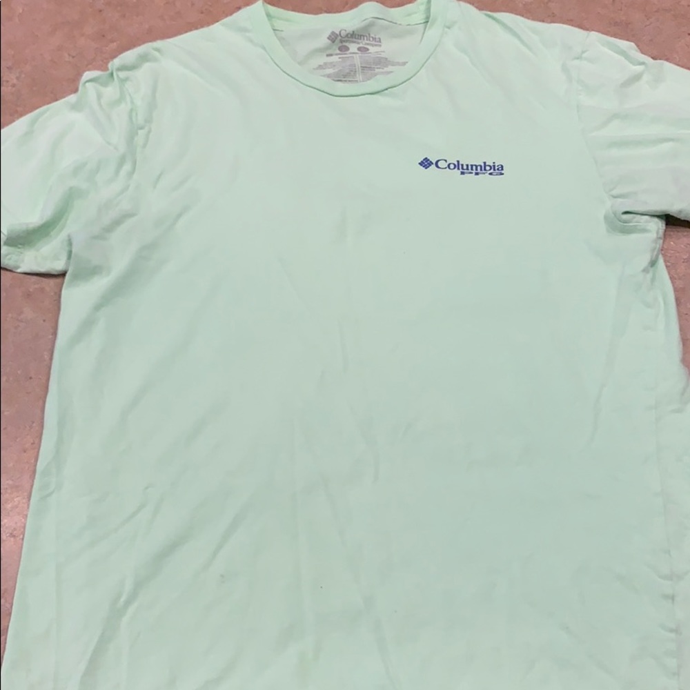 Green Columbia shirt